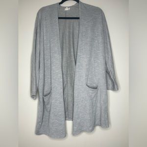 Beachy cozy stripped open cardigan Large Medium